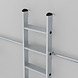 Munk Aluminium stellingtrap met haken, 8 treden Munk Aluminium stellingtrap met haken, 8 treden