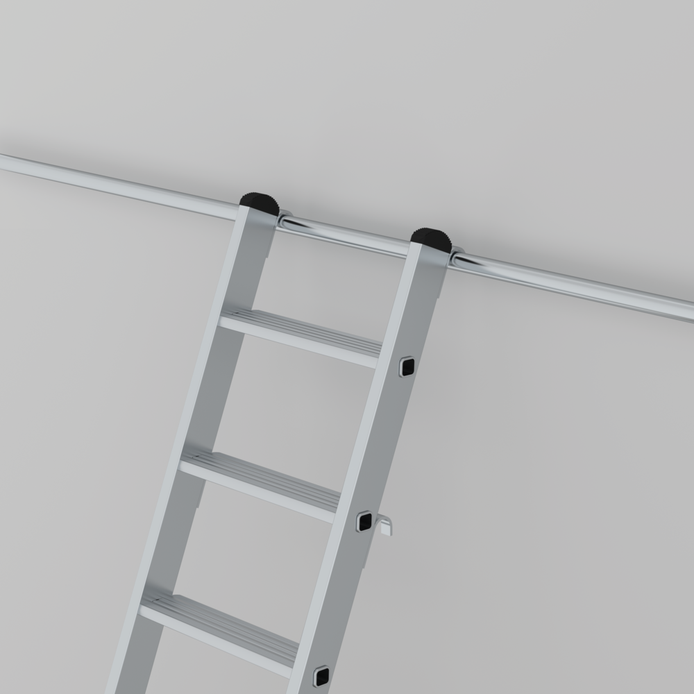 Roossien Aluminium stellingtrap met haken, 10 treden