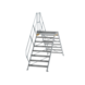 Munk Aluminium brugtrap 2x8 treden (1.000mm), 45° Munk Aluminium brugtrap 2x8 treden (1.000mm), 45°