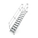 Roossien Aluminium steektrap op maat Roossien Aluminium steektrap op maat