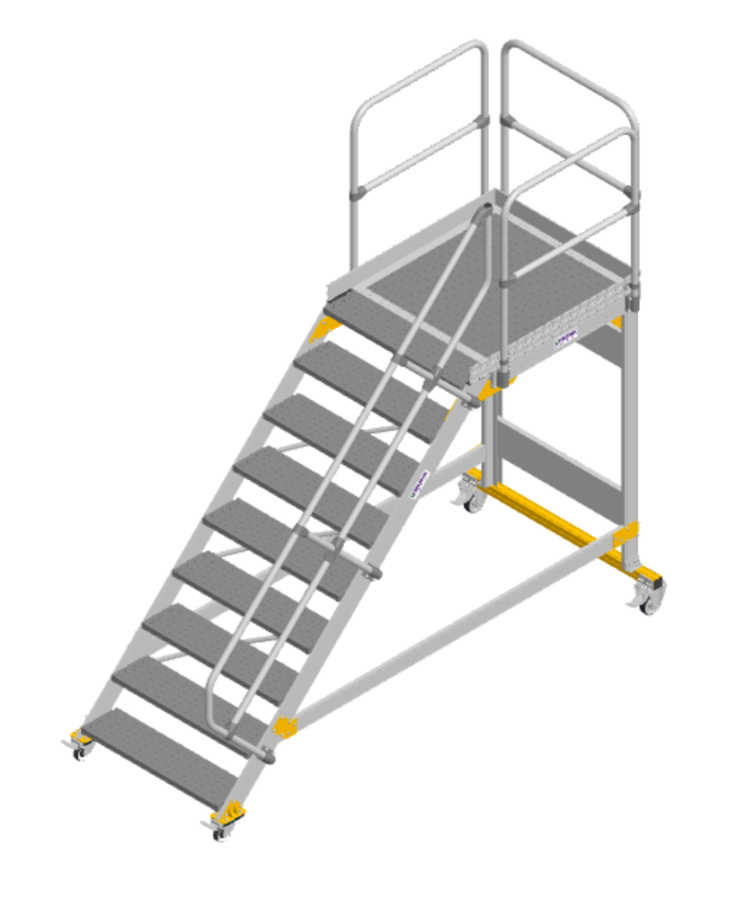 Roossien Verrijdbare bordestrap op maat Roossien Verrijdbare bordestrap op maat