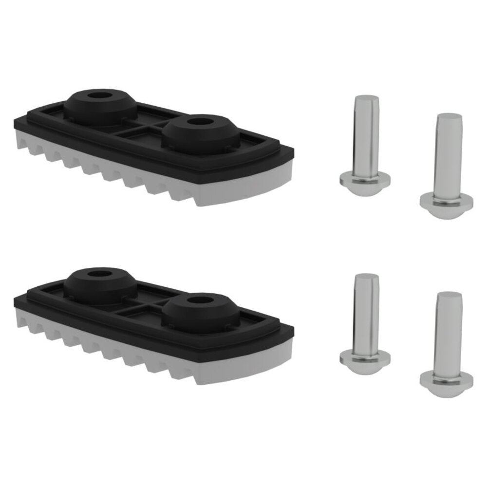 Munk Nivello-voetplaat voor gladde ondergrond - 58/73mm (set van 2)
