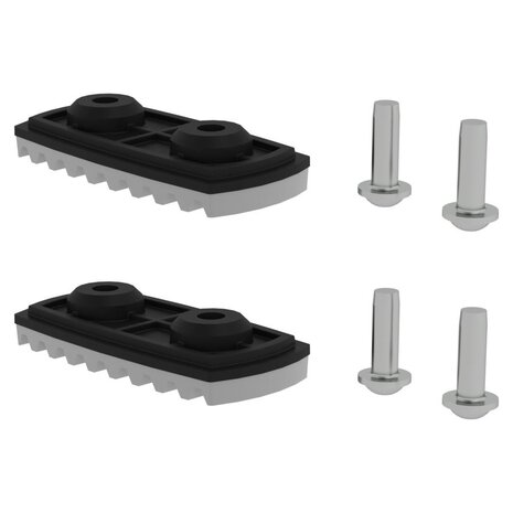 Munk Nivello-voetplaat voor gladde ondergrond - 58/73mm (set van 2)