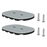 Roossien Nivello-voetplaat voor roosters (set 2 stuks)