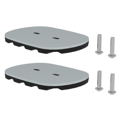 Munk Nivello-voetplaat voor roosters (set 2 stuks) Munk Nivello-voetplaat voor roosters (set 2 stuks)