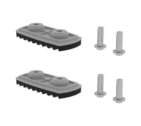 Roossien Standaard Nivello voetplaat - 58/73 mm (set van 2)