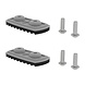 Munk Standaard Nivello voetplaat - 58/73 mm (set van 2) Munk Standaard Nivello voetplaat - 58/73 mm (set van 2)