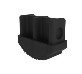 Munk Set van 4 stuks ladderschoen 98x25mm inwendig, zwart