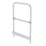 Roossien Leuningwerk vaste trap met platform, kopse zijde, B=800mm