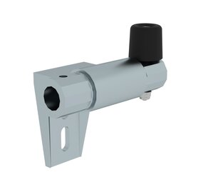 Munk Aluminium eindstop t.b.v. rail voor stellingtrappen, rechts