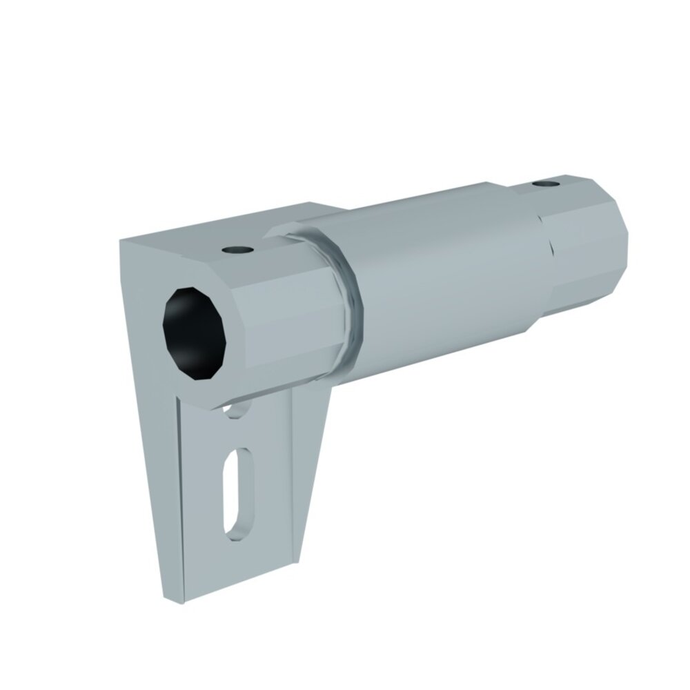 Roossien Aluminium tussenstuk t.b.v. rail voor stellingtrappen