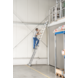 Munk Aluminium toegangstrapladder met leuningen, 14 treden R13 Munk Aluminium toegangstrapladder met leuningen, 14 treden R13