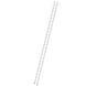 Roossien Aluminium enkele ladder, 24 sporten (350mm breed) Roossien Aluminium enkele ladder, 24 sporten (350mm breed)