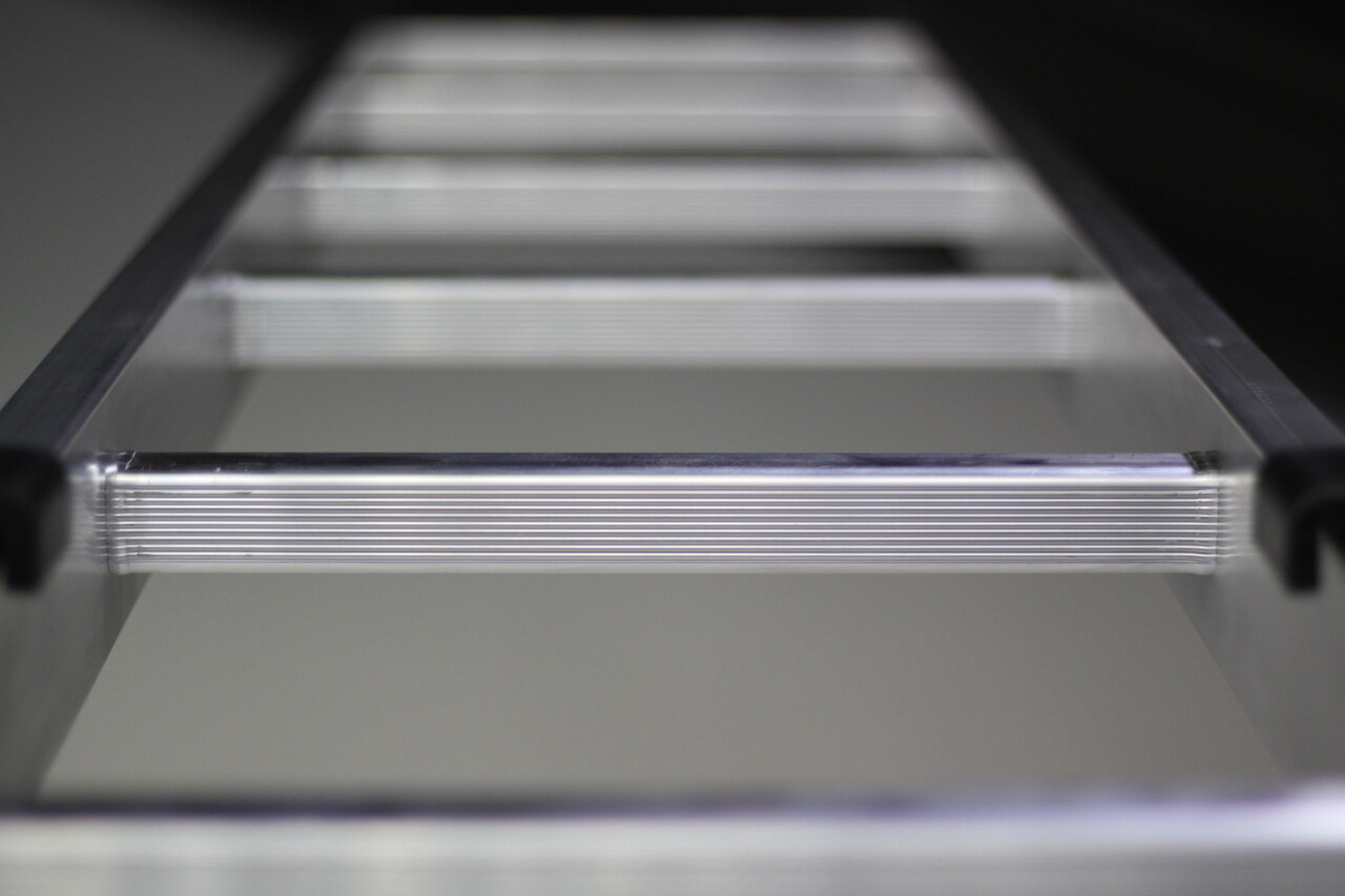 Munk Aluminium enkele ladder, 20 sporten (350mm breed) Munk Aluminium enkele ladder, 20 sporten (350mm breed)