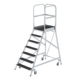 Munk Verrijdbare bordestrap, 7 treden (anti-slip R13 Korund)