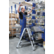 Munk Aluminium dubbele trap 2x7 treden, 250kg belastbaar (anti-slip R13 Korund) Munk Aluminium dubbele trap 2x7 treden, 250kg belastbaar (anti-slip R13 Korund)