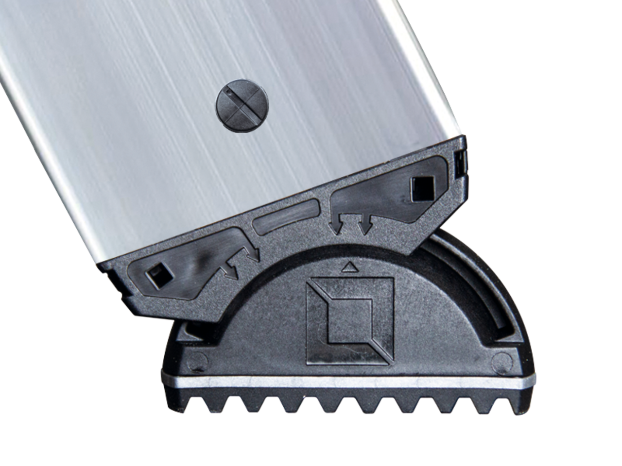 Roossien Aluminium dubbele trap 2x4 treden, 250kg belastbaar (anti-slip R13 Korund)