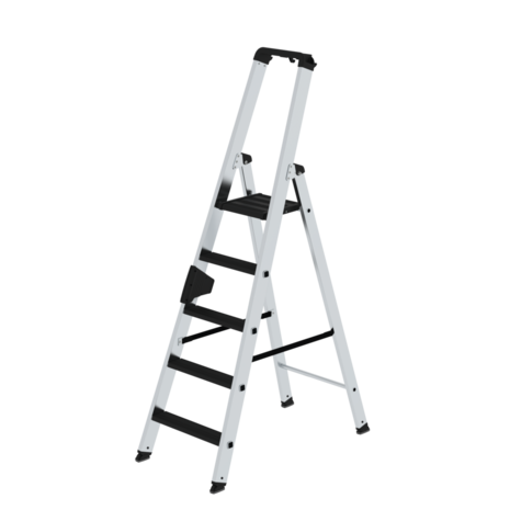 Munk Aluminium industrietrap 5 treden, 250kg belastbaar (anti-slip R13 Korund) Munk Aluminium industrietrap 5 treden, 250kg belastbaar (anti-slip R13 Korund)