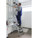 Munk Aluminium industrietrap 6 treden, 250kg belastbaar (anti-slip R13 Korund) Munk Aluminium industrietrap 6 treden, 250kg belastbaar (anti-slip R13 Korund)