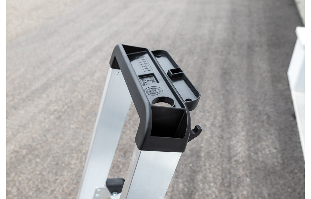 Aluminium industrietrap, 9 treden