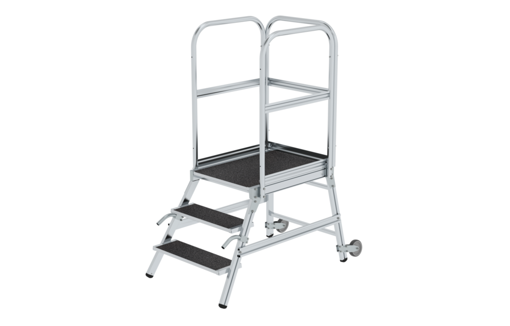 4-traps ladder Opvouwbare trapladder met handig handvat Antislippedaal en versterkte dwarsbalk Draagbare stalen ladder met een draagvermogen van 150 kg