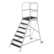 Munk Aluminium verrijdbare bordestrap 7 treden met handgrepen (anti-slip R13 Korund) Munk Aluminium verrijdbare bordestrap 7 treden met handgrepen (anti-slip R13 Korund)
