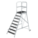 Munk Aluminium verrijdbare bordestrap 8 treden met handgrepen (anti-slip R13 Korund) Munk Aluminium verrijdbare bordestrap 8 treden met handgrepen (anti-slip R13 Korund)