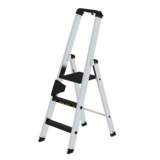 Roossien Aluminium industrietrap 3 treden, 250kg belastbaar (anti-slip R13 Korund)