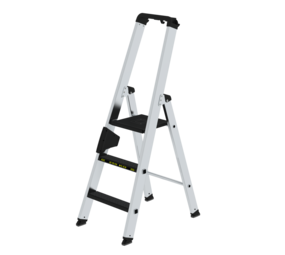 Munk Aluminium industrietrap 3 treden, 250kg belastbaar (anti-slip R13 Korund) Munk Aluminium industrietrap 3 treden, 250kg belastbaar (anti-slip R13 Korund)