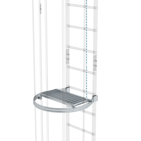 Munk Klapbaar bordes voor kooiladder Munk Klapbaar bordes voor kooiladder