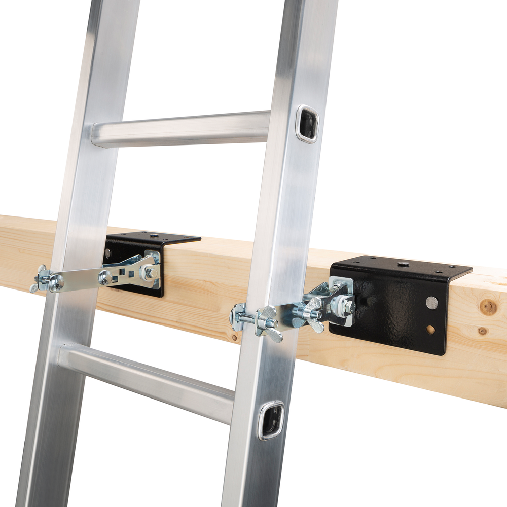 Roossien Ladderborgingsset voor bevestiging aan houten balk