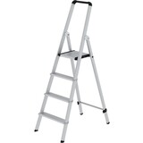 Munk Aluminium geanodiseerde industrietrap, 4 treden, type ML Munk Aluminium geanodiseerde industrietrap, 4 treden, type ML