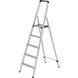 Roossien Aluminium geanodiseerde industrietrap, 5 treden, type ML