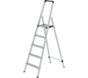 Munk Aluminium geanodiseerde industrietrap, 5 treden, type ML Munk Aluminium geanodiseerde industrietrap, 5 treden, type ML