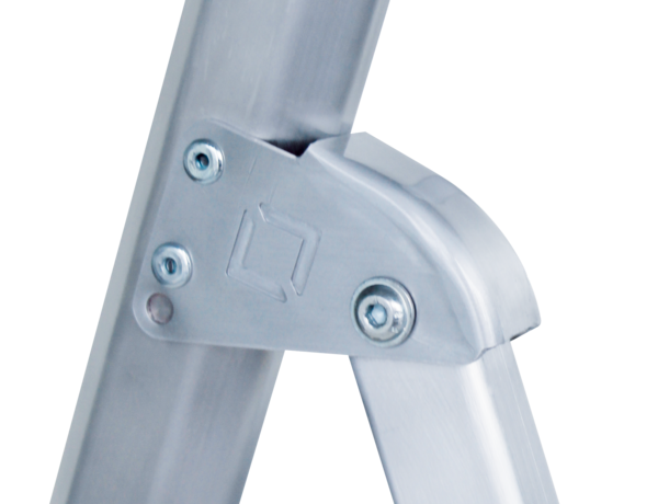 Roossien Aluminium geanodiseerde industrietrap, 3 treden, type ML