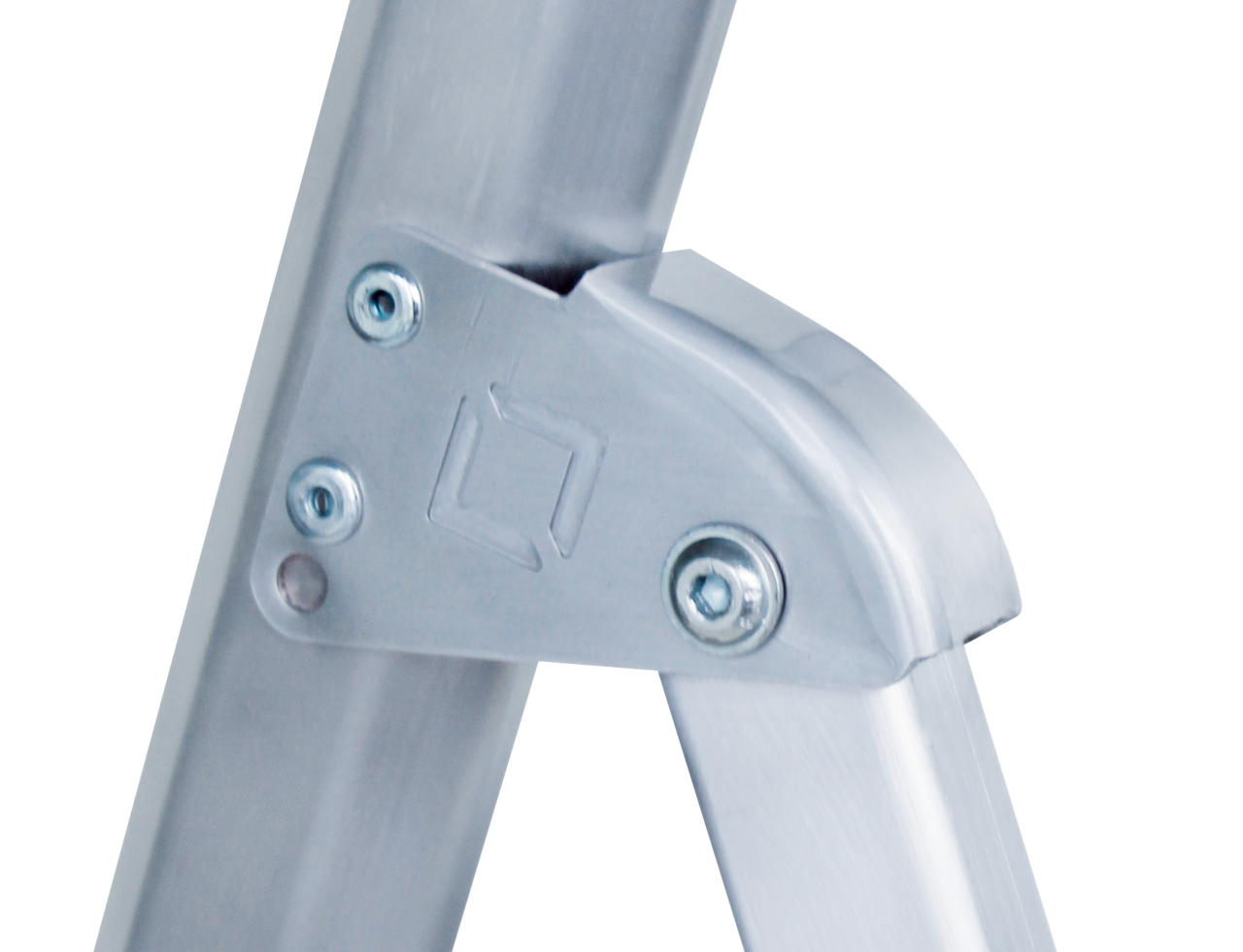 Roossien Aluminium geanodiseerde industrietrap, 5 treden, type ML