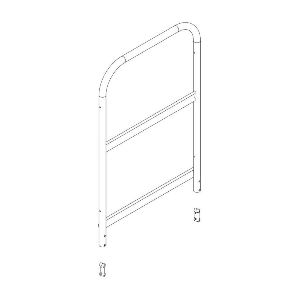Roossien Kopse leuning voor bordestrappen (spare part)