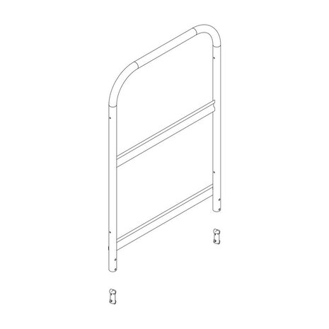 Roossien Kopse leuning voor bordestrappen (spare part)