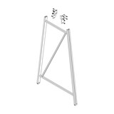 Munk Aluminium steunraam voor bordestrappen (spare part)