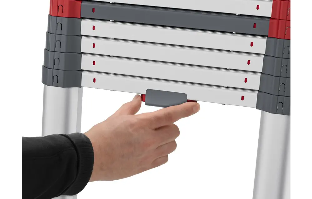 Telescoopladder 9 treden – 2,6 meter