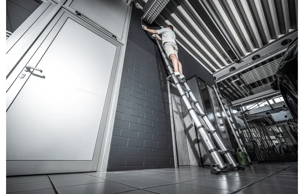Telescoopladder 9 treden – 2,6 meter