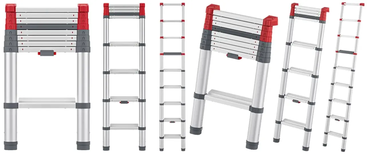 Munk Telescoopladder 9 treden – 2,6 meter