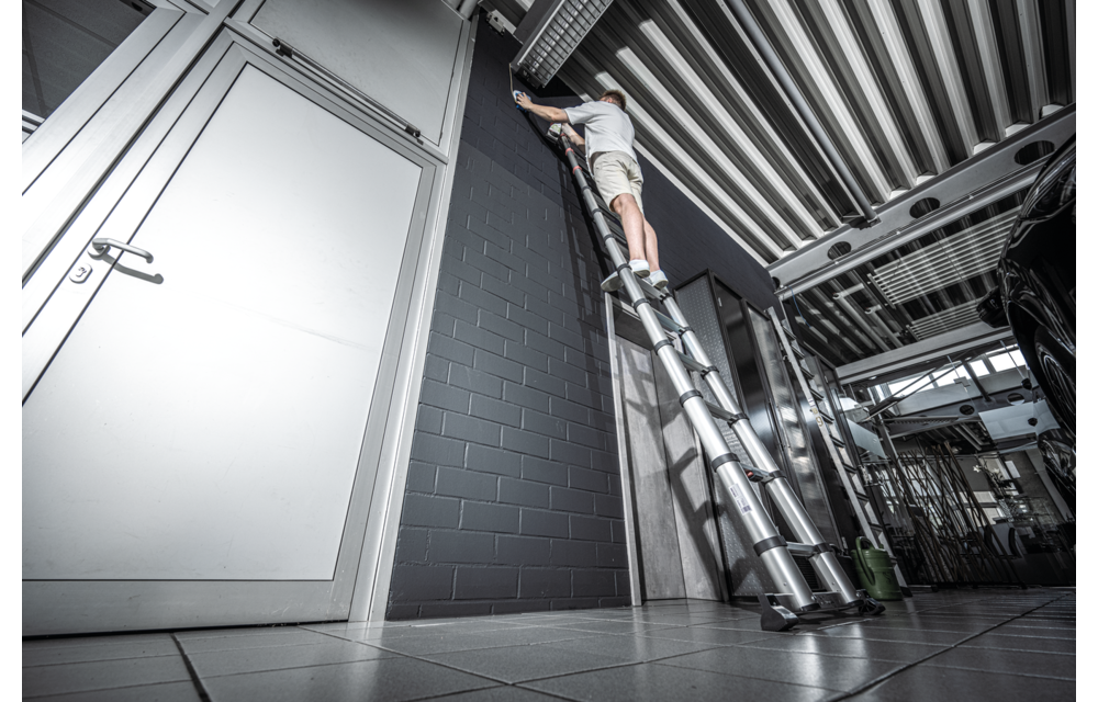 Telescoopladder 13 treden – 3,6 meter