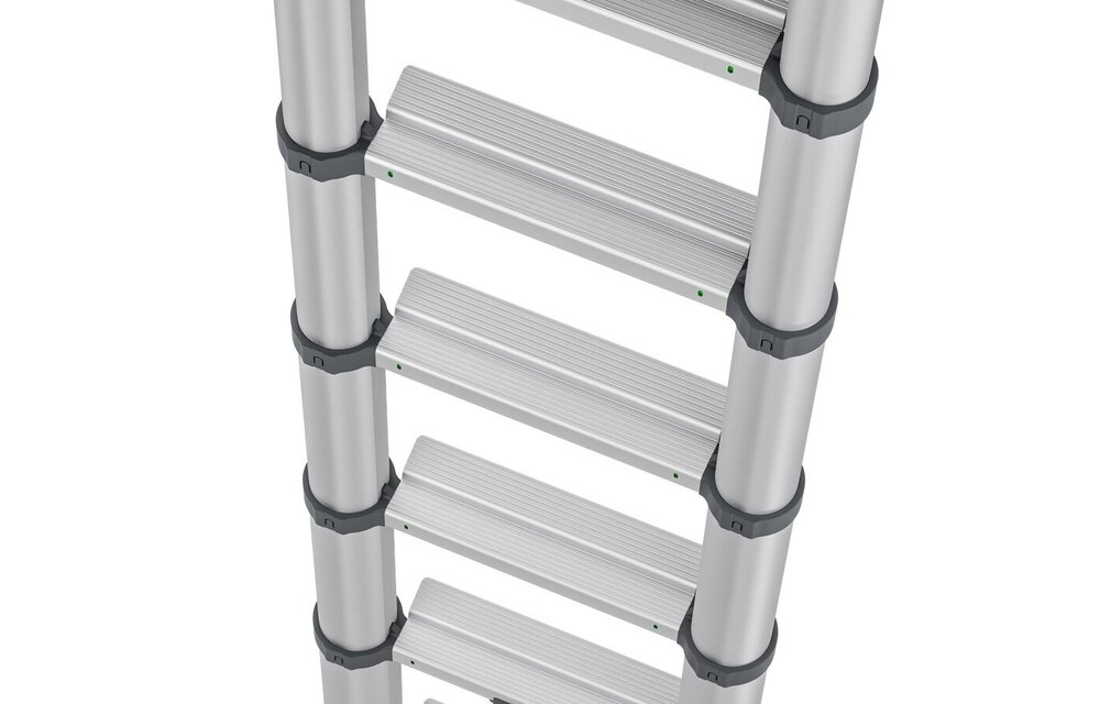 Telescoopladder 9 treden – 2,6 meter