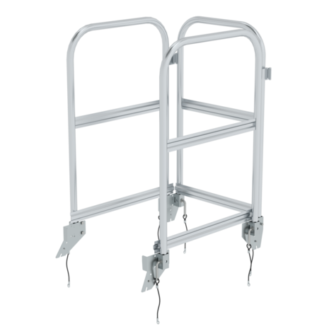 Munk Demontabele leuning voor eenzijdige bordestrap Munk Demontabele leuning voor eenzijdige bordestrap