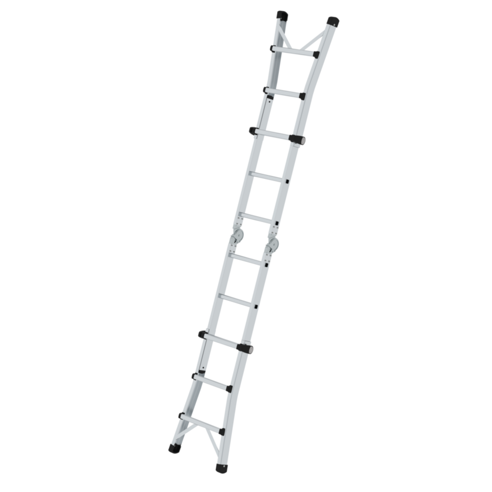Roossien Aluminium telescoopladder, 4x3 sporten