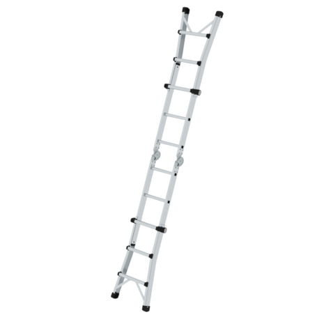 Roossien Aluminium telescoopladder, 4x3 sporten