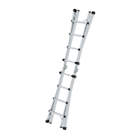 Roossien Aluminium telescoopladder, 4x4 sporten