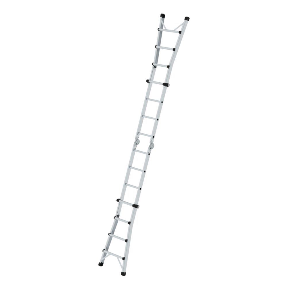 Munk Aluminium telescoopladder, 4x4 sporten Munk Aluminium telescoopladder, 4x4 sporten