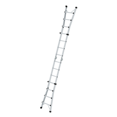 Munk Aluminium telescoopladder, 4x4 sporten Munk Aluminium telescoopladder, 4x4 sporten